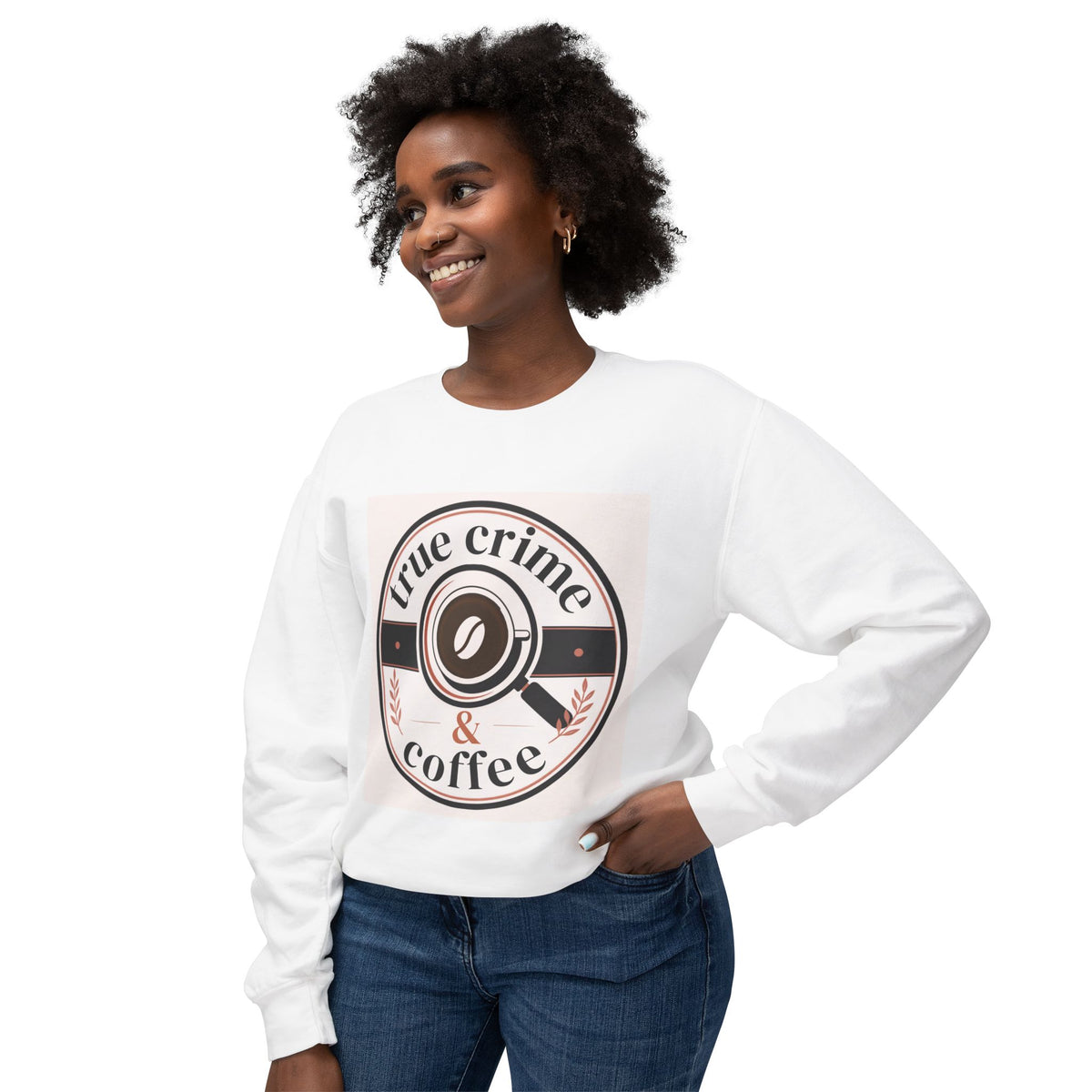 True Crime & Coffee Crewneck Sweatshirt