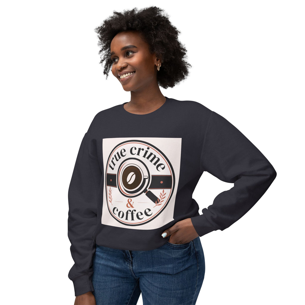 True Crime & Coffee Crewneck Sweatshirt