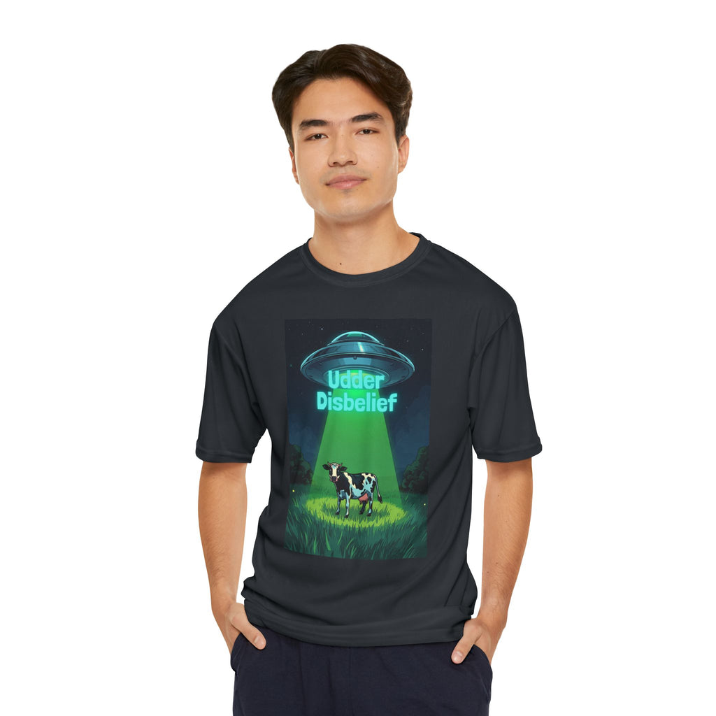 Utter Disbelief Cow Abduction T-Shirt — Funny UFO Graphic Tee