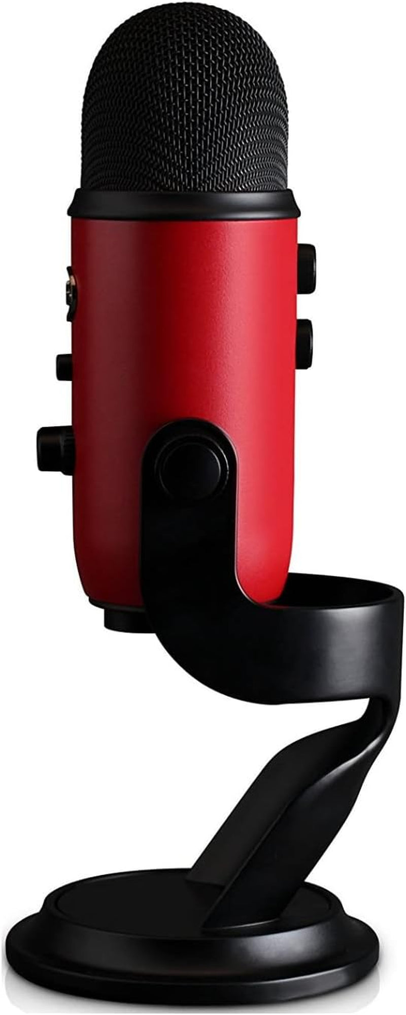 Logitech for Creators Yeti USB Mic,  VO!CE Software, 4 Pickup Patterns, Headphone Output & Volume Control, Plug & Play, Satin Red