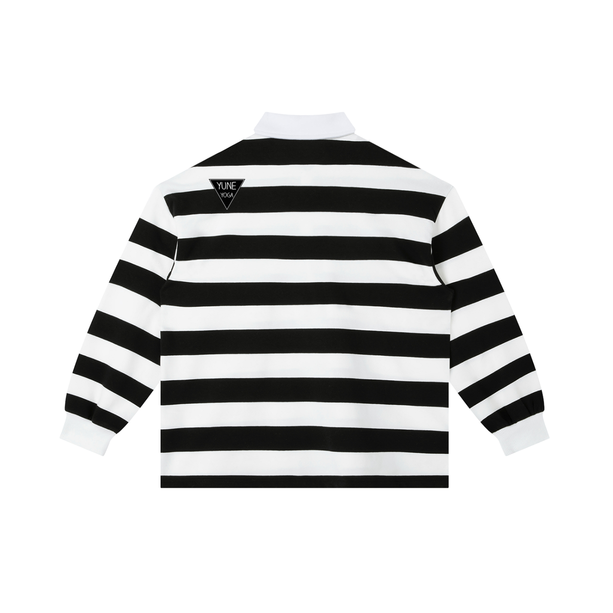 Color Block Stripe Polo Shirt