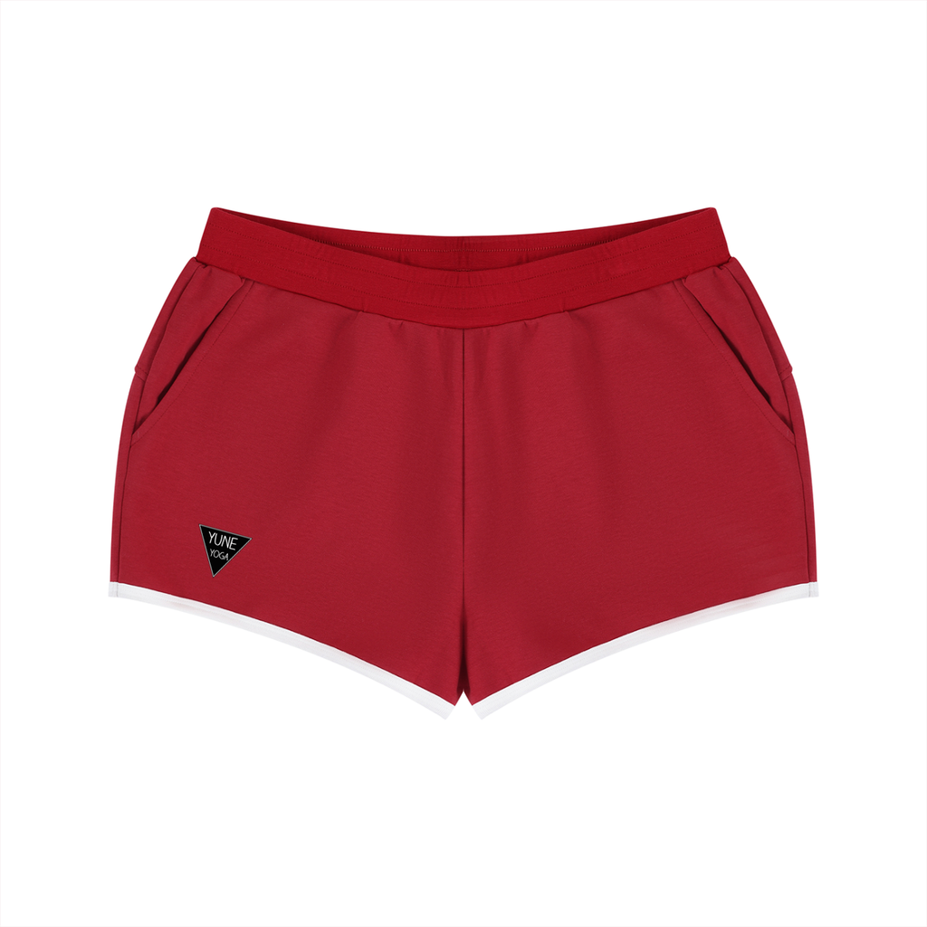 Women's Retro Contrast Binding Shorts