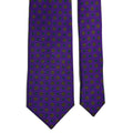 Purple Floral Silk Tie