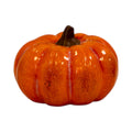Large Orange Ceramic Vintage Style Pumpkin