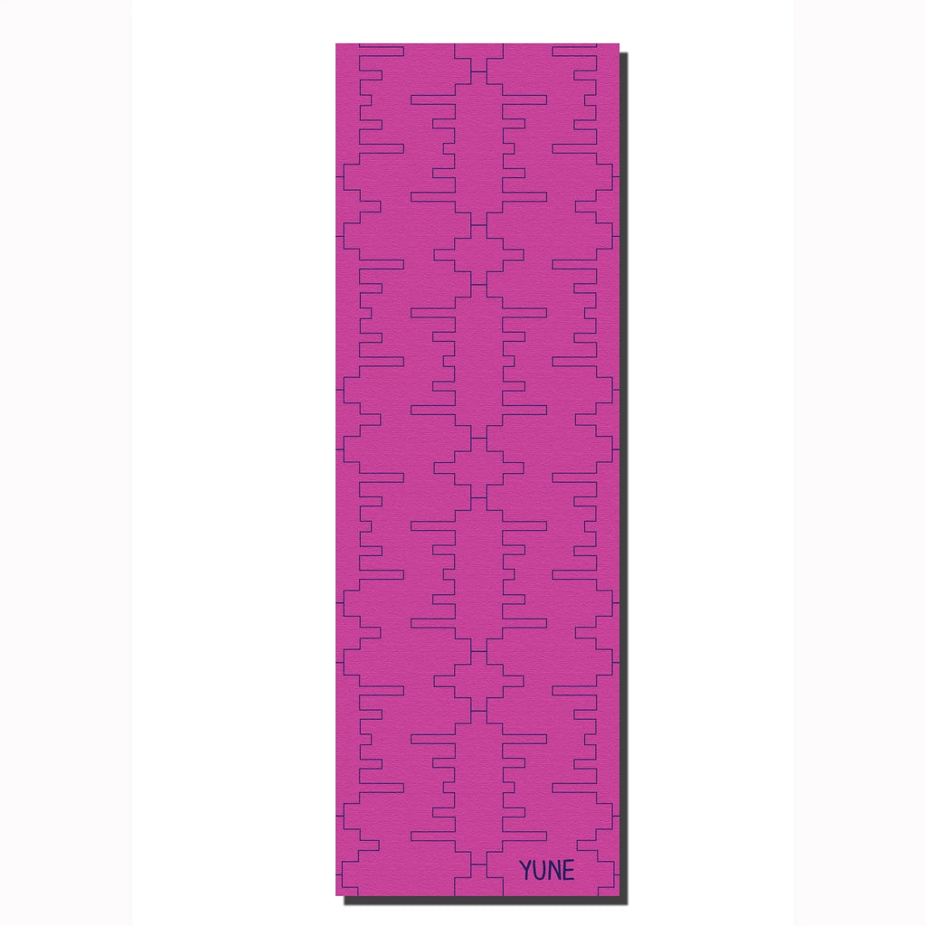 Rosy Flow Pro — TE52 6mm Cushioned Yoga Mat