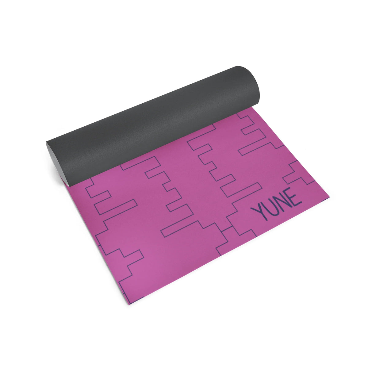 Rosy Flow Pro — TE52 6mm Cushioned Yoga Mat