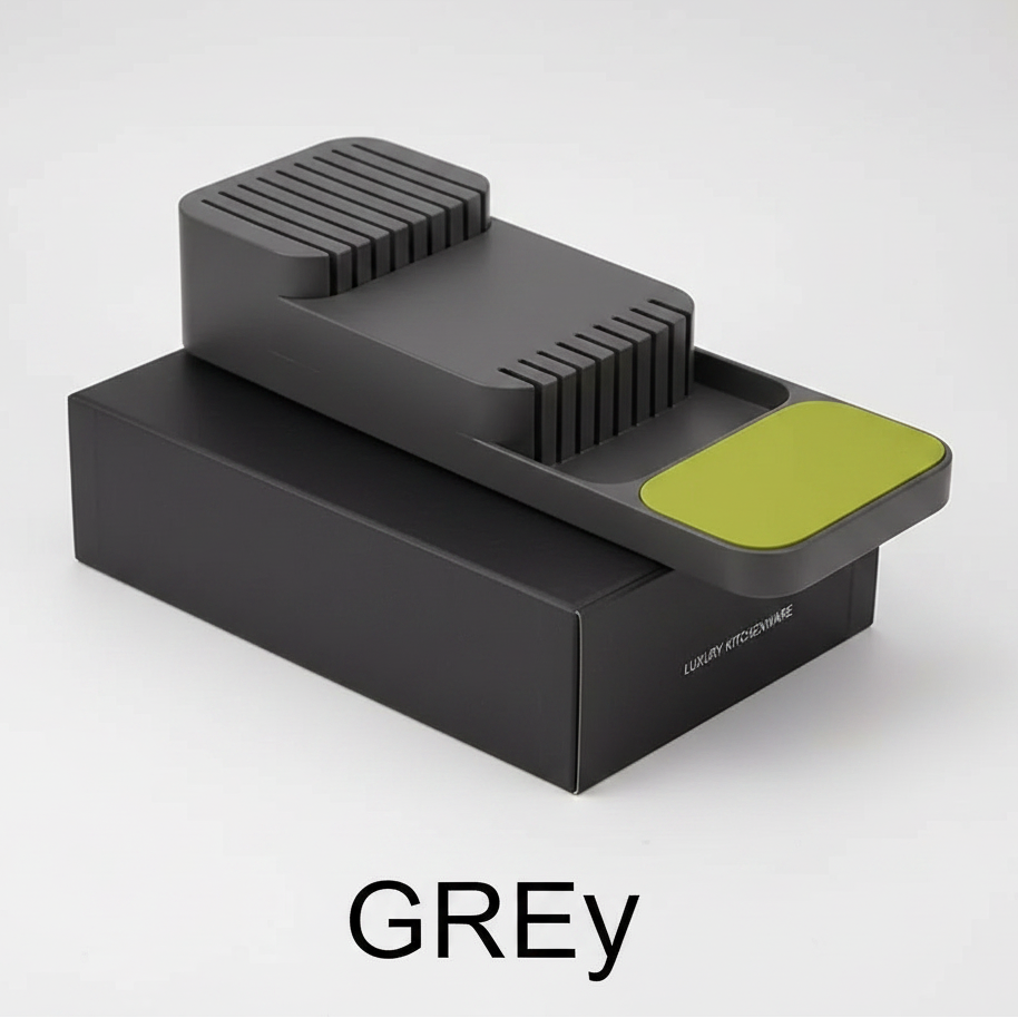 Drawer Knife Storage Box | In-Drawer Knife Organizer & Cutlery Holder for Kitchen