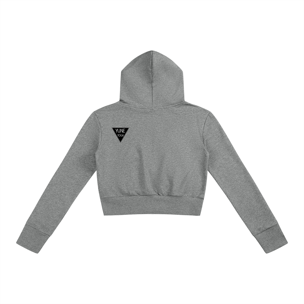 Women’s Slim Crop Full Zip Hoodie