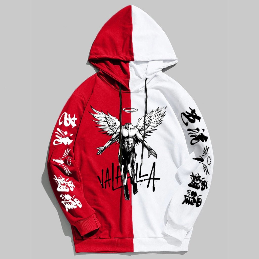 Valhalla Gang Hoodie Vintage Style